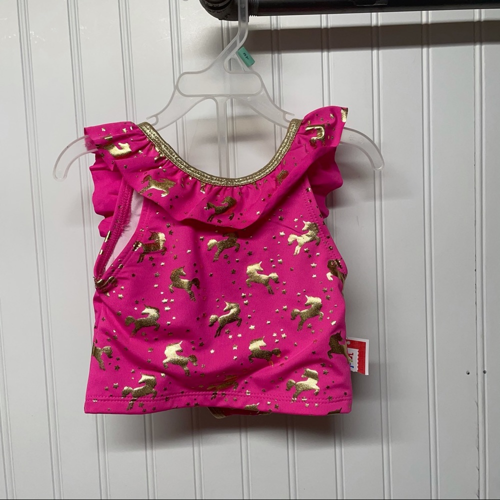 NWT Kidgets 2 Piece Unicorn Bathing Suit Size 12M